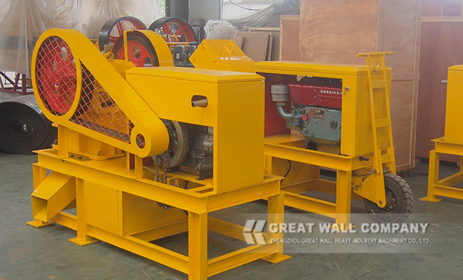 Diesel engine stone crusher for sale 