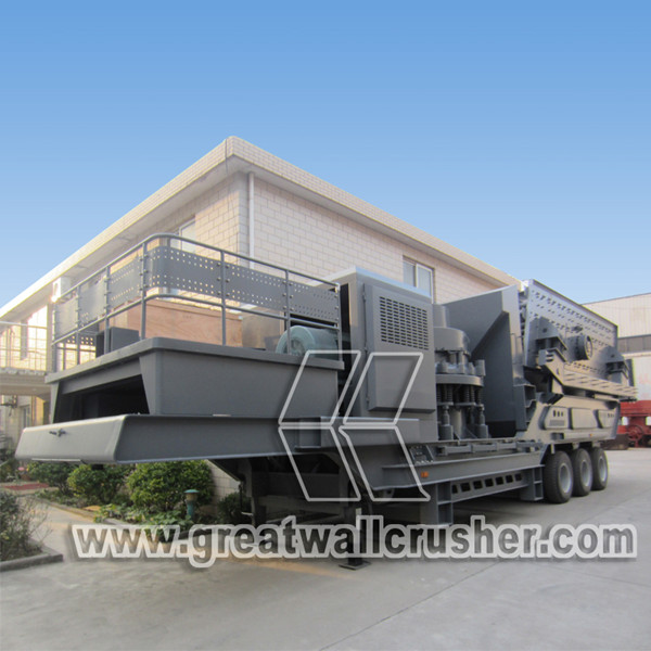 Mobile crushing plant for sale