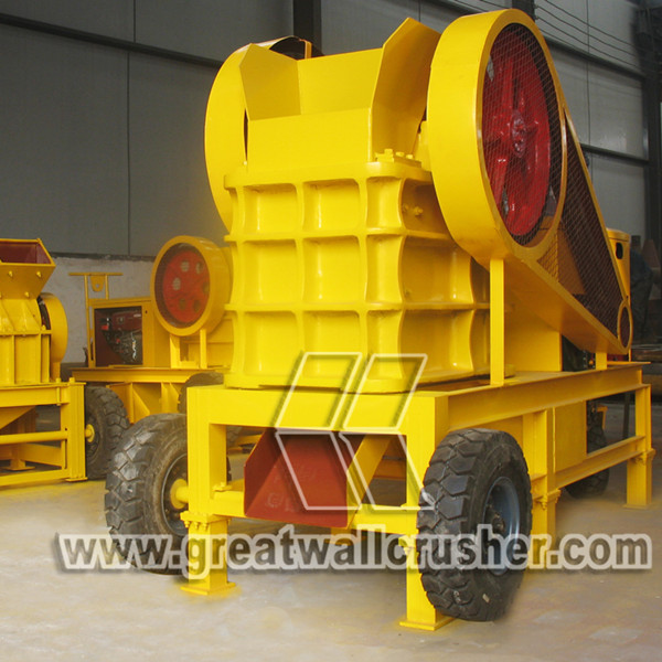 small portable diesel jaw crusher PEC2540 